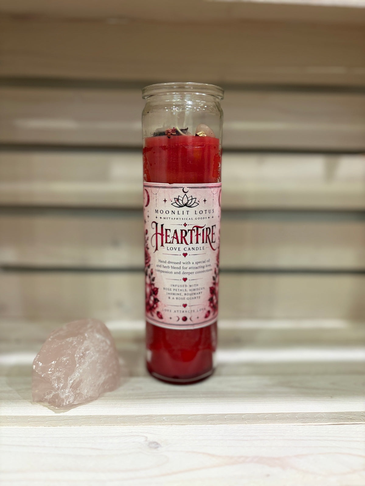 HeartFire Spell Candle